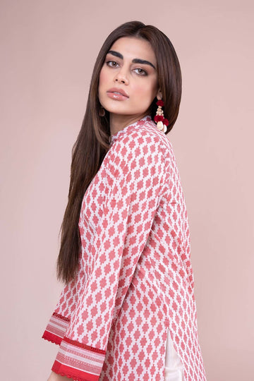 L22122 Red Khaadi Online Spring Summer 2022